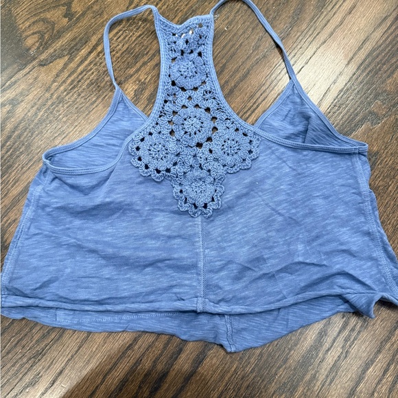 Aerie Blue Camisole with Crochet Accent - Picture 2 of 3